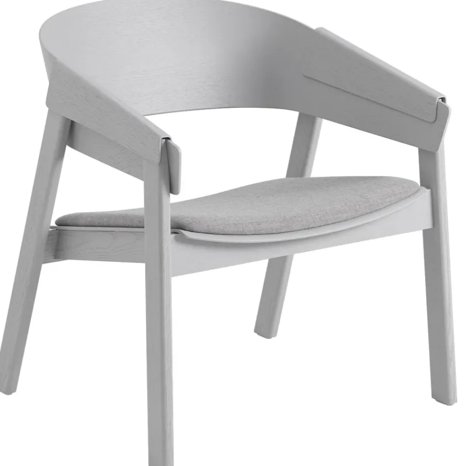 Muuto Armchairs & Footstools*Cover lounge chair remix, Remix 123- Grey