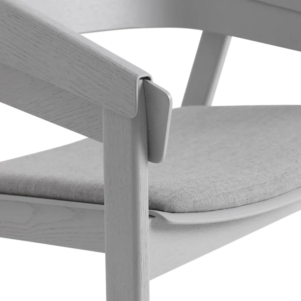 Muuto Armchairs & Footstools*Cover lounge chair remix, Remix 123- Grey