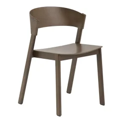 Muuto Chairs*Cover Side Chair, Stained dark Brown