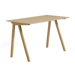 HAY Desks*CPH90 2.0 desk 65x130 cm, Lacquered oak-oak veneer Brown