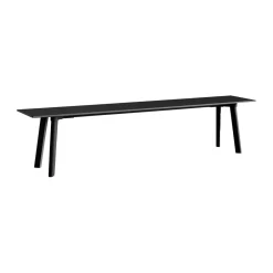 HAY Benches*CPH215 Deux 2.0 bench 200 cm, laminate-lacquered beech Black
