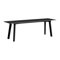 HAY Benches*CPH215 Deux 2.0 bench 140 cm, laminate-lacquered beech Black