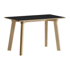 HAY Benches*CPH215 Deux 2.0 bench 75 cm, laminate-untreated beech Black