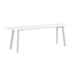 HAY Benches*CPH215 Deux 2.0 bench 140 cm, Pearl -lacquered beech White