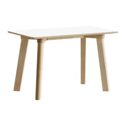 HAY Benches*CPH215 Deux 2.0 bench 75 cm, Pearl -untreated beech White