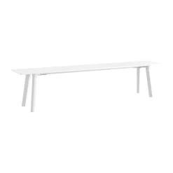 HAY Benches*CPH215 Deux 2.0 bench 200 cm, Pearl -lacquered beech White