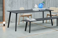 HAY Benches*CPH215 Deux 2.0 bench 200 cm, Stone -lacquered beech Grey