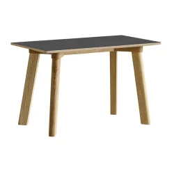 HAY Benches*CPH215 Deux 2.0 bench 75 cm, Stone -lacquered oak Grey