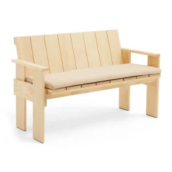 HAY Garden Sofas & Garden Benches*Crate Dining Bench lacquered pine, Clear Transparent