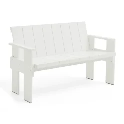 HAY Garden Sofas & Garden Benches*Crate Dining Bench lacquered pine, White