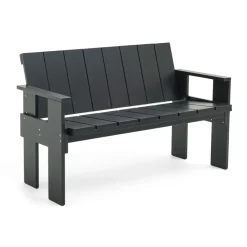 HAY Garden Sofas & Garden Benches*Crate Dining Bench lacquered pine, Black