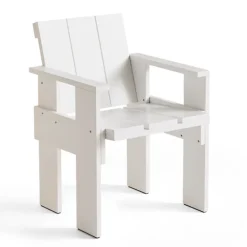 HAY Seating*Crate Dining Chair armchair lacquered pine, White