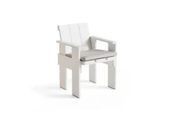 HAY Seating*Crate Dining Chair armchair lacquered pine, White