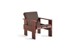 HAY Seating*Crate lounge chair lacque pine, Iron Red