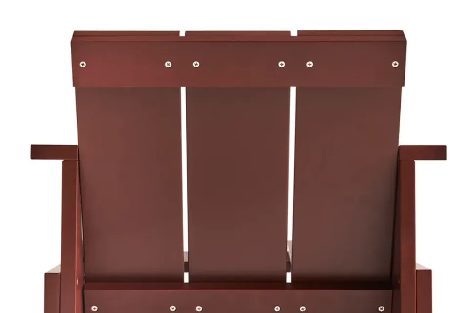 HAY Seating*Crate lounge chair lacque pine, Iron Red