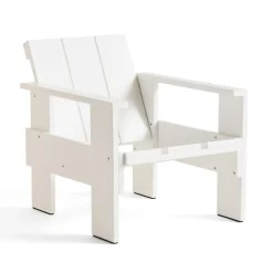 HAY Seating*Crate lounge chair lacquered pine, White