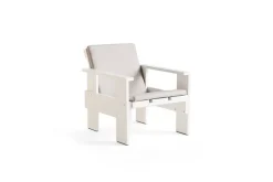 HAY Seating*Crate lounge chair lacquered pine, White