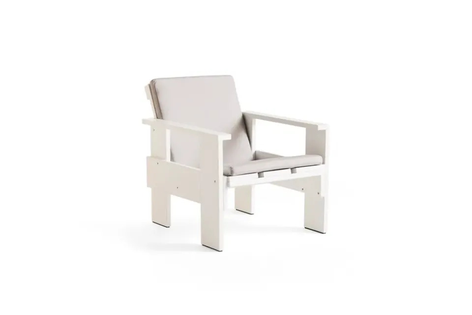 HAY Seating*Crate lounge chair lacquered pine, White