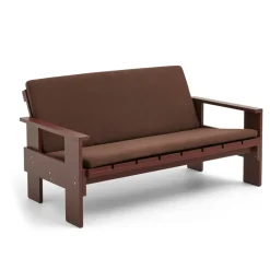 HAY Garden Sofas & Garden Benches|Balcony Furniture*Crate Lounge sofa lacque pine, Iron Red