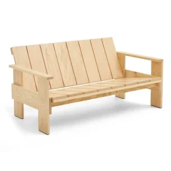 HAY Garden Sofas & Garden Benches|Balcony Furniture*Crate Lounge sofa lacquered pine, Clear Transparent
