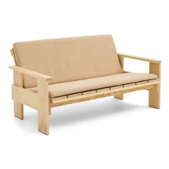 HAY Garden Sofas & Garden Benches|Balcony Furniture*Crate Lounge sofa lacquered pine, Clear Transparent
