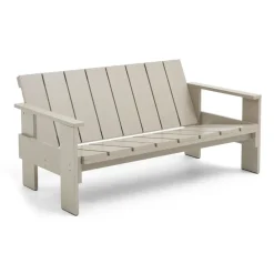 HAY Garden Sofas & Garden Benches|Balcony Furniture*Crate Lounge sofa lacquered pine, London fog Grey