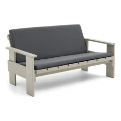 HAY Garden Sofas & Garden Benches|Balcony Furniture*Crate Lounge sofa lacquered pine, London fog Grey