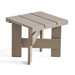 HAY Table For Outdoor Use|Outdoor Lounge Furniture*Crate Low Table 45x45x40 cm lacquered pine, London fog Grey