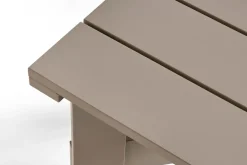 HAY Table For Outdoor Use|Outdoor Lounge Furniture*Crate Low Table 45x45x40 cm lacquered pine, London fog Grey
