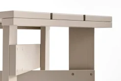 HAY Table For Outdoor Use|Outdoor Lounge Furniture*Crate Low Table 45x45x40 cm lacquered pine, London fog Grey