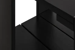HAY Outdoor Lounge Furniture|Table For Outdoor Use*Crate Low Table 45x45x40 cm lacquered pine, Black