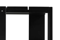 HAY Outdoor Lounge Furniture|Table For Outdoor Use*Crate Low Table 45x45x40 cm lacquered pine, Black