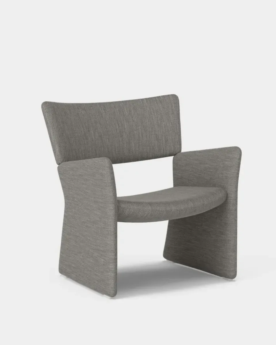 Massproductions Armchairs & Footstools*Crown Easy Chair, Nori 7757/33 Grey