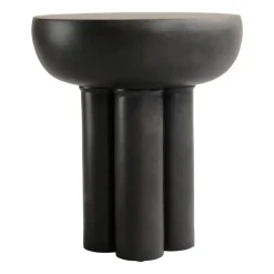 101 Copenhagen Side Tables*Crown side table tall Ø45 cm, Coffee BrownBlack