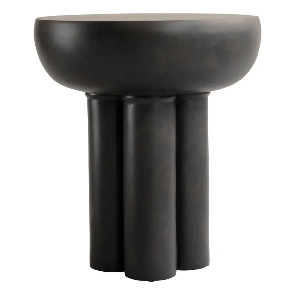 101 Copenhagen Side Tables*Crown side table tall Ø45 cm, Coffee BrownBlack