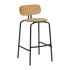Umage Bar Stools*Curious bar stool 75 cm, Oak- Black