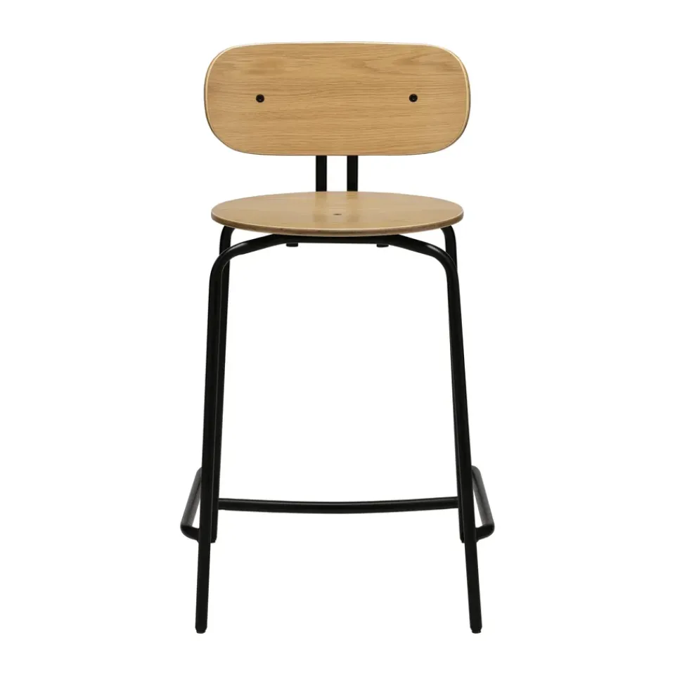 Umage Bar Stools*Curious barstool 65 cm, Oak-black BeigeBlack