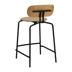 Umage Bar Stools*Curious barstool 65 cm, Oak-black BeigeBlack