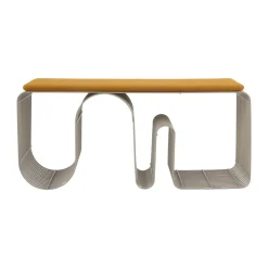 AYTM Seat Cushions & Pads*Curva seat cushion for bench 32x95.5 cm, Amber Yellow