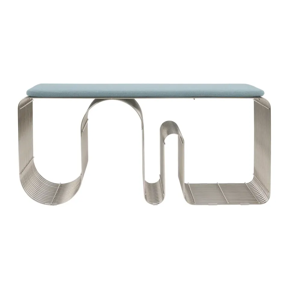 AYTM Seat Cushions & Pads*Curva seat cushion for bench 32x95.5 cm, Dusty Blue