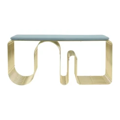 AYTM Seat Cushions & Pads*Curva seat cushion for bench 32x95.5 cm, Dusty Blue