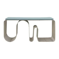 AYTM Seat Cushions & Pads*Curva seat cushion for bench 32x95.5 cm, Dusty Blue