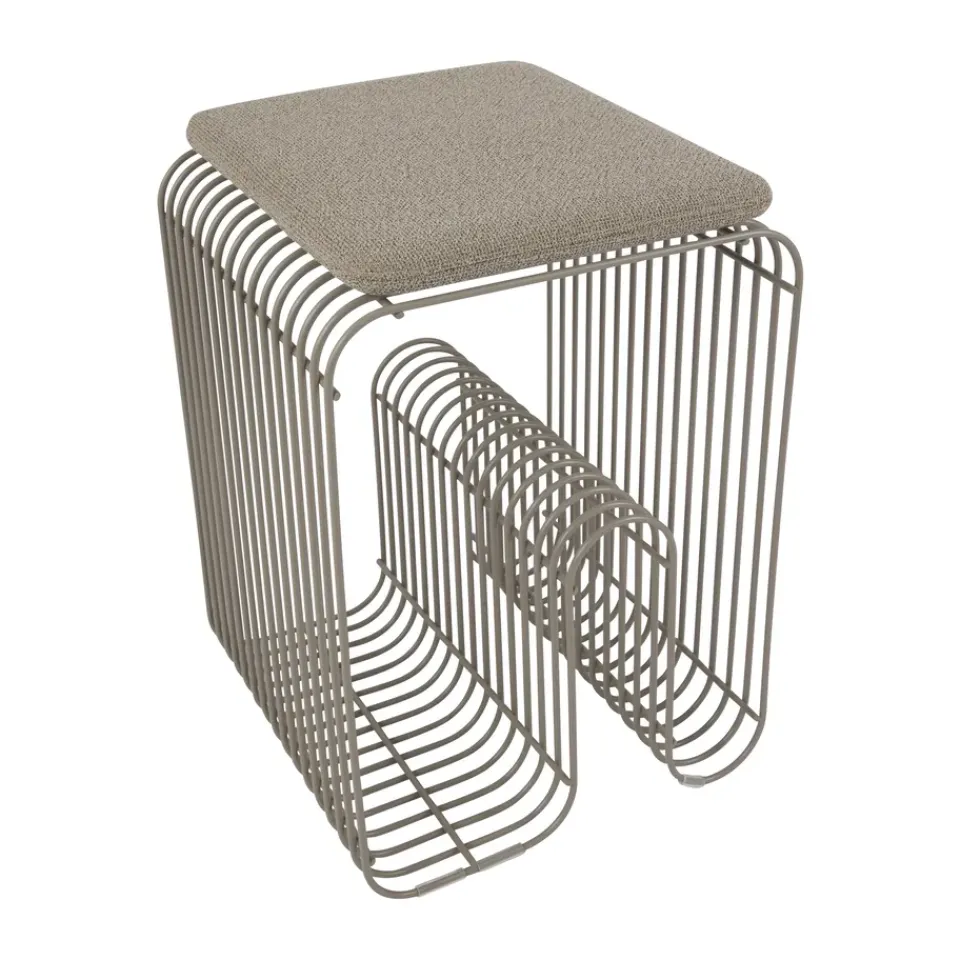 AYTM Seat Cushions & Pads*Curva seat cushion for Curva stool 27x32.5 cm, Taupe Grey