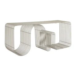 AYTM Benches*Curva seating bench 100 cm, Taupe Grey
