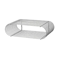 AYTM Shelves & Shelving Systems*Curva shelf, silver Silver-coloured