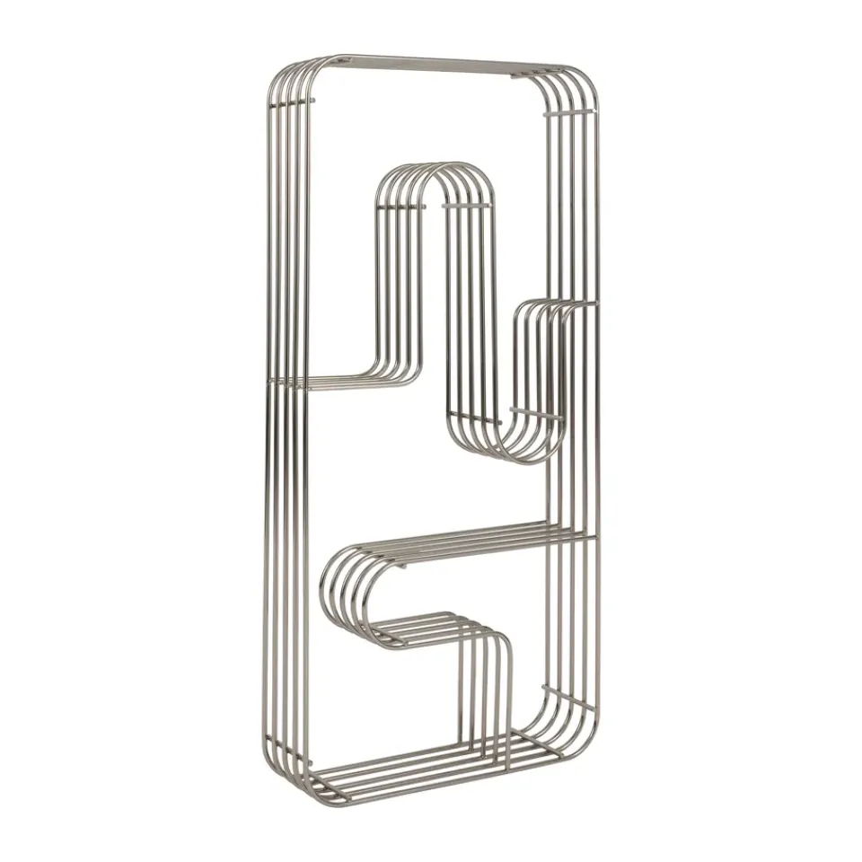 AYTM Shelves & Shelving Systems*Curva wall shelf rectangular, Silver Black