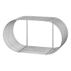 AYTM Shelves & Shelving Systems*Curva wallshelf, Silver Silver-coloured