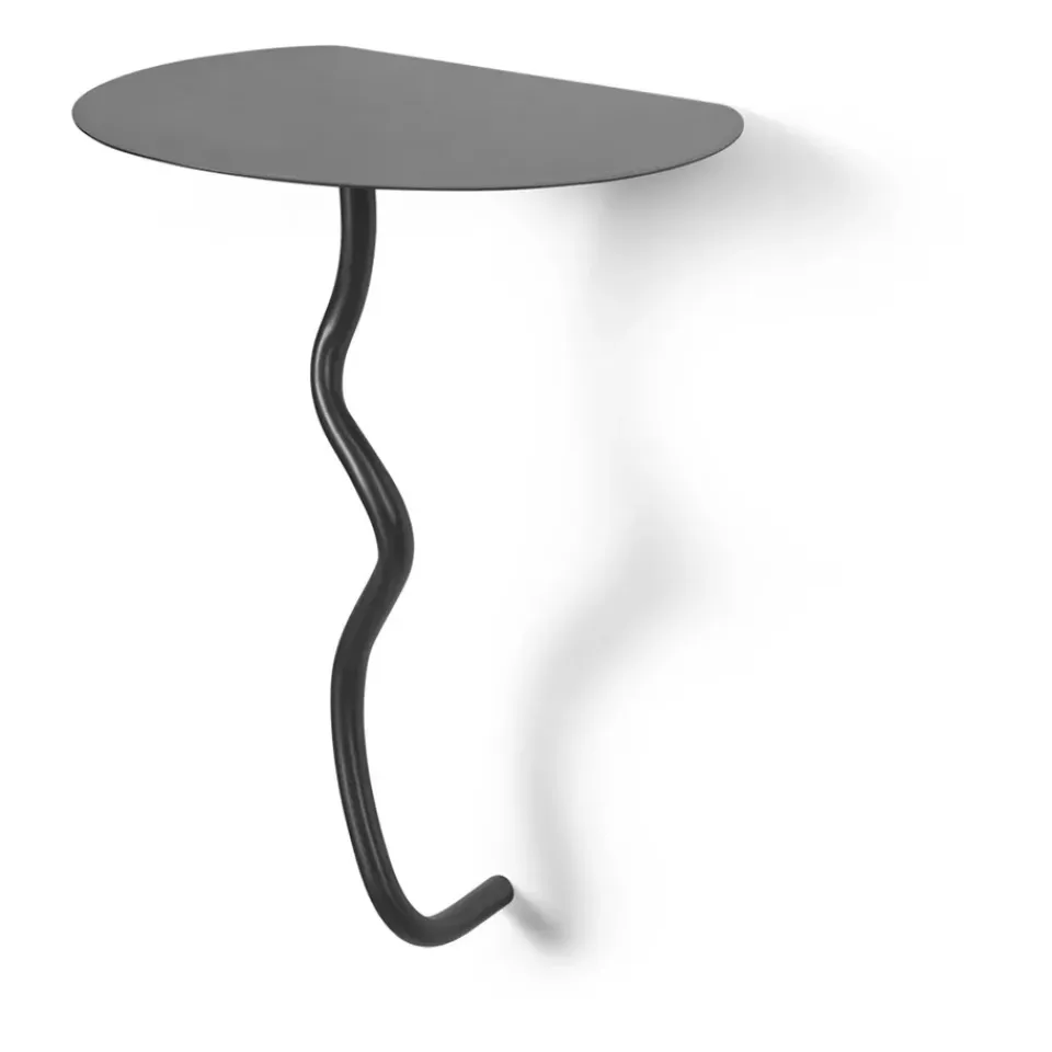 Ferm Living Side Tables*Curvature wall table, Brass Black
