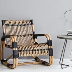 Cane-line Seating|Outdoor Lounge Furniture*Curve armchair, Lava Grey