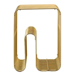 AYTM Stools*Curve chair, brass Gold-coloured